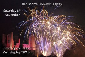Fireworks display at Kenilworth Castle